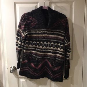 Lucky Brand tribal print sweater